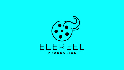 Elereel Production Logo Design branding design fiverr graphic design illustration line art logo line logo logo minimal logo minimalist logo modern logo ui