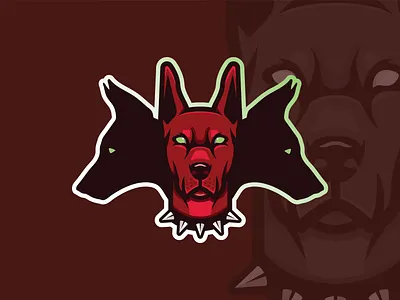 Cerberus animal brand branding cerberus character design design doberman dog esports football gaming greek hades illustration logo mark mythology sports vector