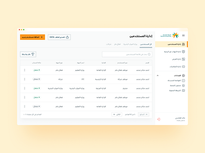 CSR Table View ui