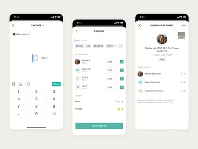 Steven - Split expense flow app app design bank banking bill splitting bill splitting app design expense app expense flow finance fintech share expense split bill split bill app split expense ui ux