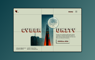 Cyber Unity app app design application branding design figma flat graphic design icon illustration logo minimal typography ui uidesign uiux uiuxdesign ux vector web