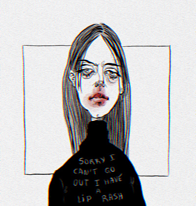 Sorry design editorial illustration