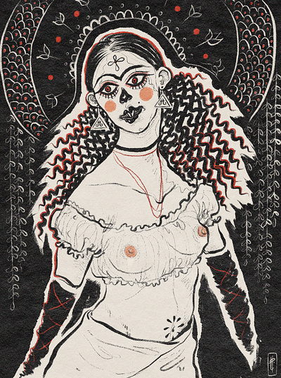 Abby design editorial illustration