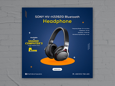 Social Media Banner | Headphone Ads Post 3d animation art banner branding design facebook post graphic design icon illustration instragram post latter logo motion graphics social media social media banner social media design social media post typography ui