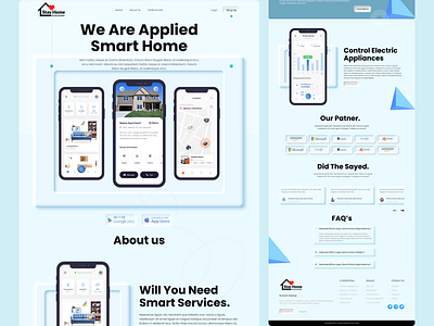 mobile app real estate landing page. architecture home home page house landing page mobile app real estate website property real estate real estate agency real estate website realestate ui ux web web design website website design