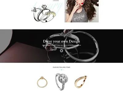 jewellery ecommerce website website jewelry