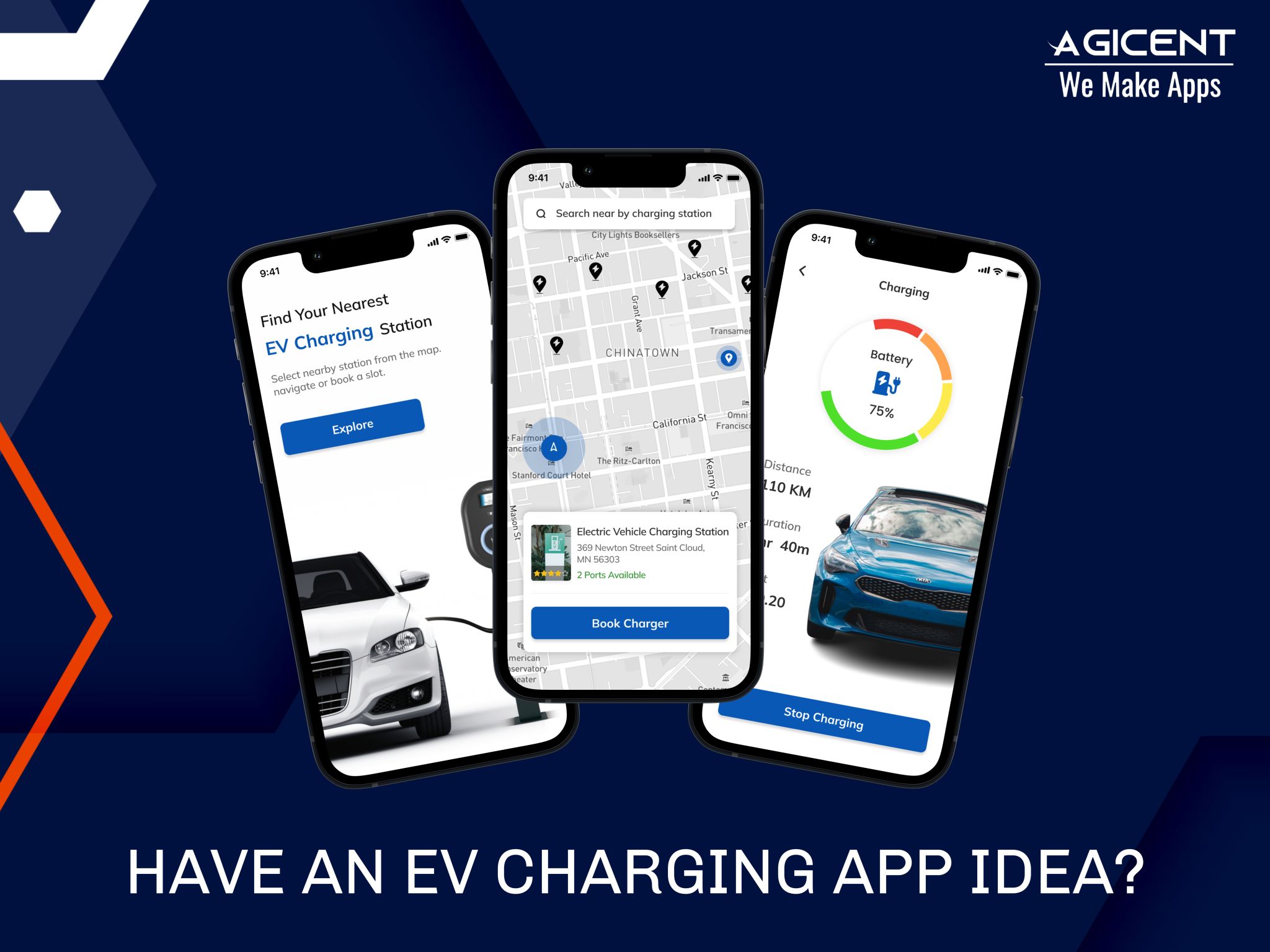 EV Charging Station Finder - App Concept agicent android app app design audi bmw charging station charging station app create an app design electric fuel electric vehicle ev assistance ev charger ev charging ios app map navigate tesla ui ux