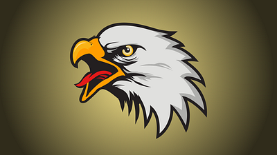 Eagle Portrait Illustration. bird graphic design illustration