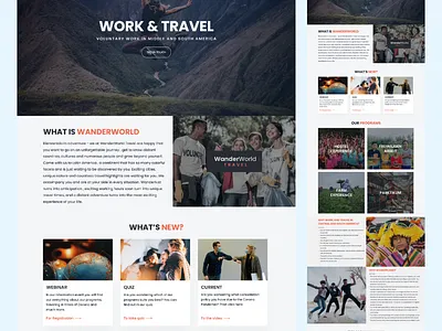 Travel landing page design app design design design inspirations landing page landing page design travel website typography ui ui design ux ux design uxui web design website design