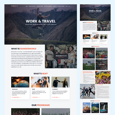 Travel landing page design app design design design inspirations landing page landing page design travel website typography ui ui design ux ux design uxui web design website design