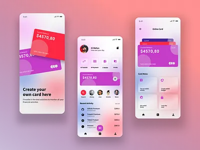 MOBILE APP-BANKING APP bankingapp mobileapp ui uidesign uiux ux