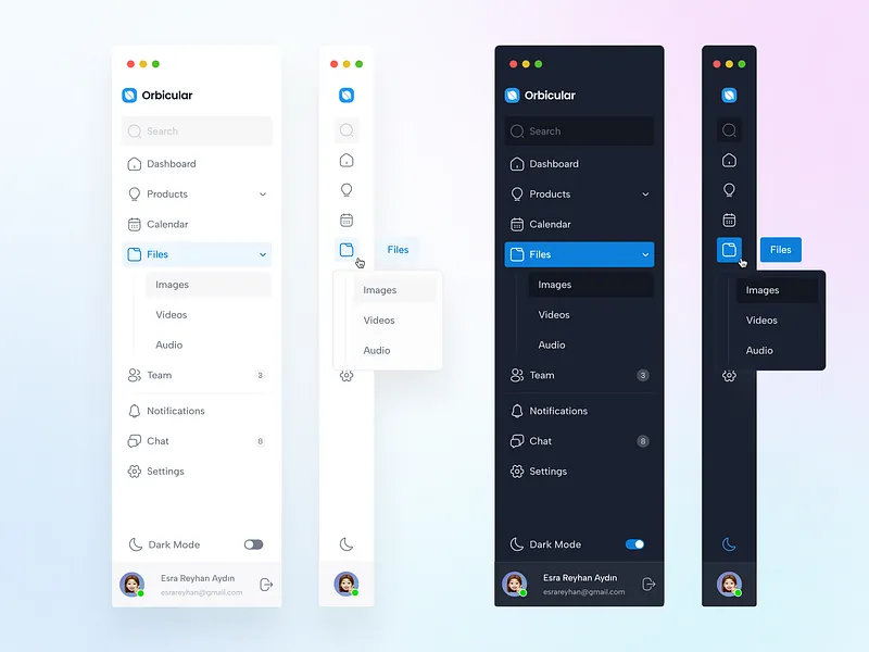 Dashboard Sidebar designs, themes, templates and downloadable graphic ...