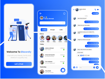 Discord App Redesign discord messenger redesign ui kit ui ux