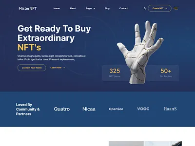 NFT Website Design nft nft erbsite design nft website nft website development portfolio wordpress wordpress website