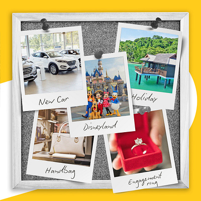 Tally savings safes design digital digital bank gold illustration logo money polaroid savings tally yellow