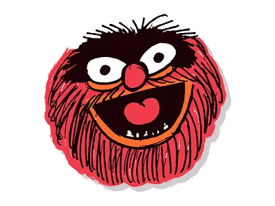 Animal From The Muppets animal disney plus drummer drumming drums electric mayhem eyebrows frank oz furry jim henson kermit muppet show muppets puppetry red