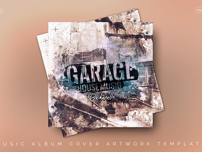 Garage Music Album Cover Template