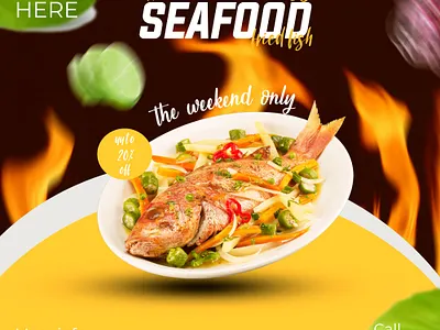 SEAFOOD branding cv writter design graphic design illustration logo