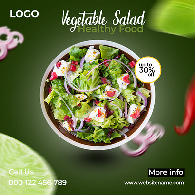 VEGETABLE SALAD branding cv writter design graphic design illustration typography