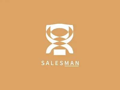 Salesman Logo Design art brand branding businesslogo creative creativelogo designer designs graphic graphic design graphic designer illustration illustrator logo logodesign logos photoshop rifat salesman typography