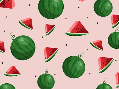 Watermelon summer pattern juice pattern pink print summer summet timr watermelon