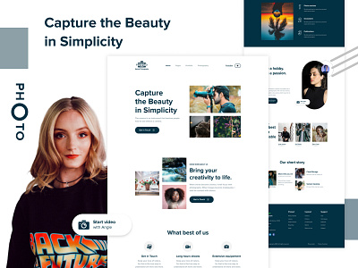 Natural Photography Web Template