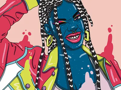 HOT GIRL SUMMER - NIKE artwork branding conceptual digital digitalillustration drawing fashion graphic design illustration illustrator nike procreate sportswear women