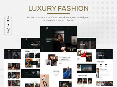Luxury Fashion UI kit