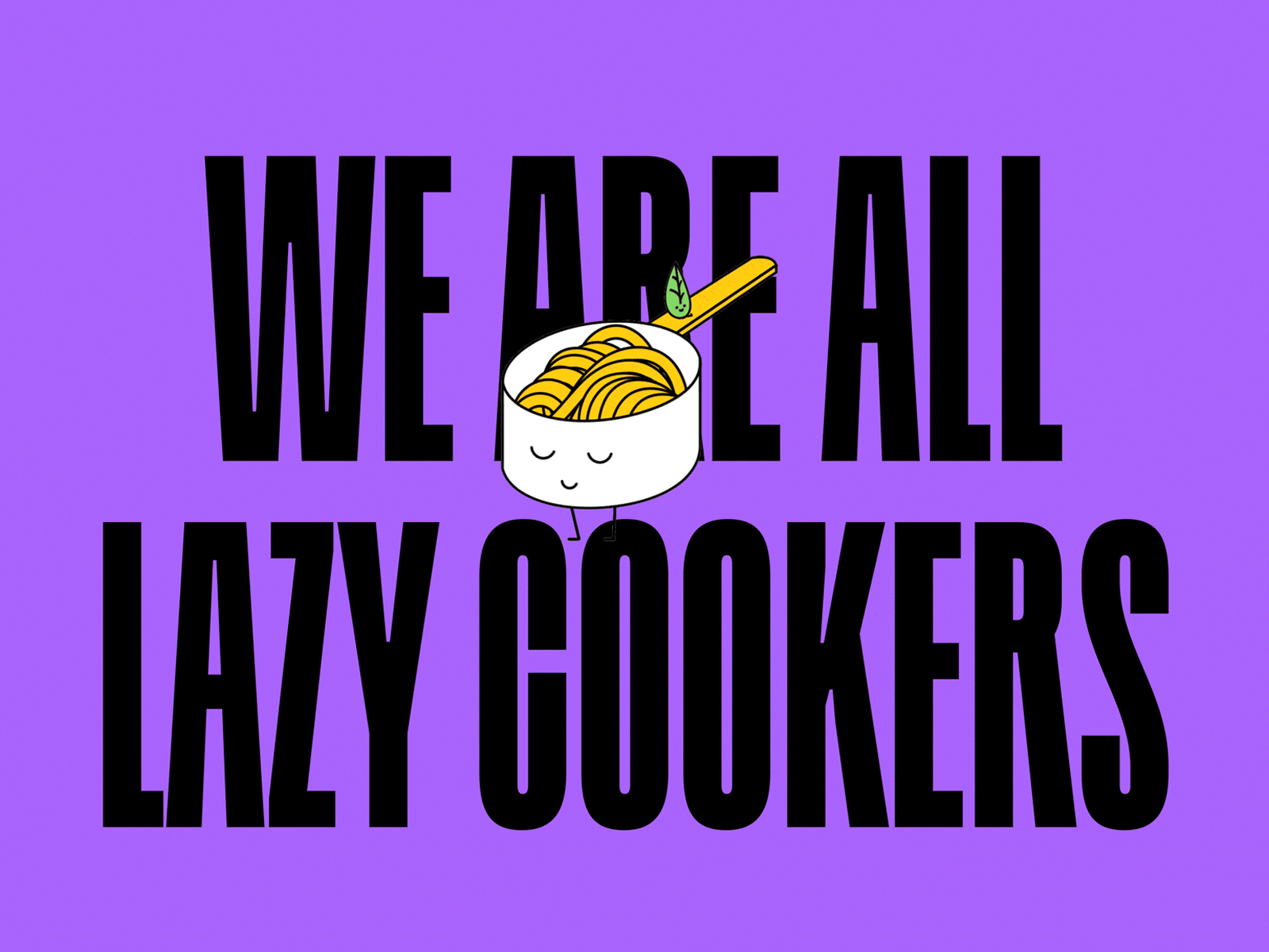 Lazy food branding brand design branding food food design food illustrations pot vegan food