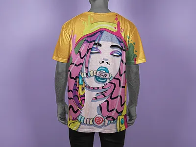 JUST LYK CANDY artwork design digital digitalillustration graphic design illustration illustrator tshirtdesign