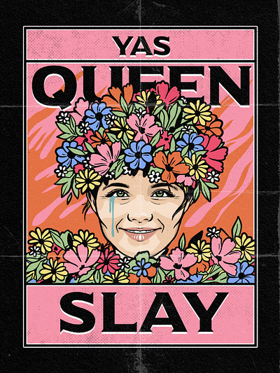 May Queen design halloween horror horror movie illustration may queen midsommar movie poster