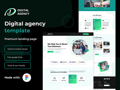 Digital Agency Website Template