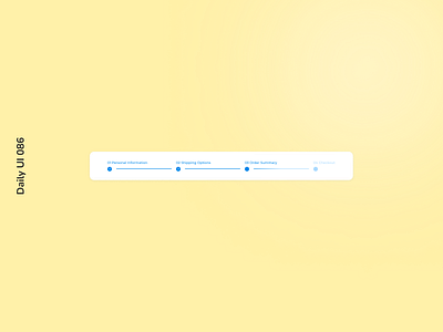 Daily UI 086 | Progress Bar daily ui 086 online shopping order payment progress progress bar