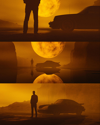 Invincible II 3d car cinema cinematic city dark design digital art