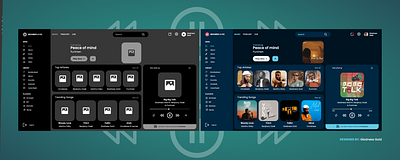 Record player graphic design ui