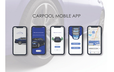 Splash page for carpool app app branding design graphic design illustration logo typography ui ux vector