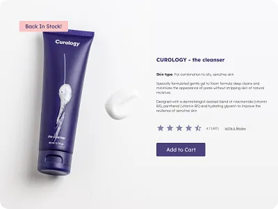 #DailyUI 096 - Currently in Stock 100daysofui back in stock branding dailyui dailyui 096 dailyui 96 design designchallenge dribbblechallenge in stock online shopping online store product product page ui uichallenge ux