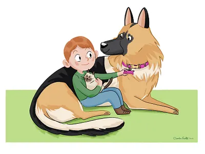 Pet Portrait 🐶😺 branding children book illustration design digital illustration illustration illustrations kids art kids illustration