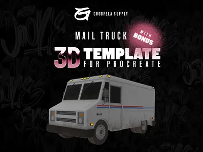 New Template 3D for Procreate 3d graffiti illustration ipadpro procreate procreate graffiti template 3d template procreate