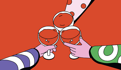 Cheers! adobe design digital art drawing illustration