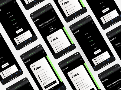 Pricing Page app branding card dark darkmode design landing landing page minimal mobile mobile responsive mockup pricing pricing card design pricing page responsive ui uiux ux website