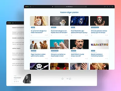 Blog website – Article Card design article card design blog blog website branding card design design graphic design landing landing page logo minimal news cards news website ui ui design uiux ux web design