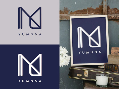 Logo Type Yumna branding design graphic design logo logoname logos typography