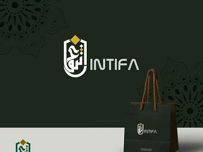 "INTIFA lOGO" arabic logo arabic logo design design designer rayhan illustration logo logo design marden arabic logo rayhans design store logo