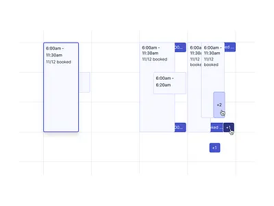 Calendar UI edge cases calendar time slots ui