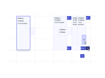 Calendar UI edge cases calendar time slots ui