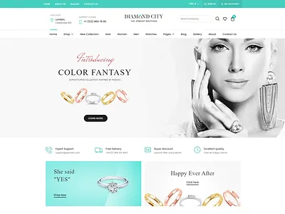 I will build ecommerce website or woocommerce website website jewelry