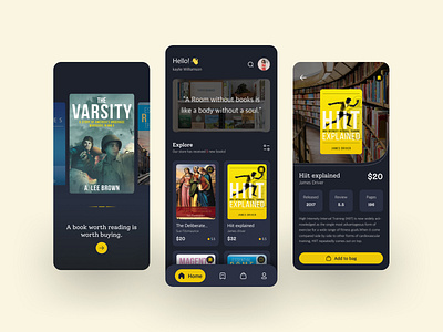 Book Store App book bookapp bookstoreapp moblieapp readingbook storeapp ui uxui