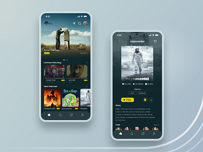 Movie Pocket app cinema movie ui ux
