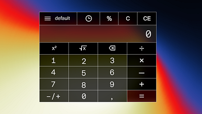 calculator? graphic design logo ui